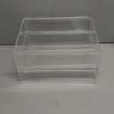 Harloon 4 Tier Paper Organizer Letter Tray Acrylic Desk File Organizer Stackable Documents Letter Clear Paper Holder Sorter Office Tray for A4, Modern Office Classroom Home File Pad Books Notes (12 x 9.3 x 2.7 Inches, Transparent)