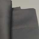 COLLACT Grey Curtains Linen Textured Curtains 72 Inch Length for Living Room Casual Weave Light Filtering Semi Sheer Drapes Grommet Top Window Treatments, W38 x L72, 2 Panels Heathered Grey