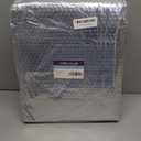 Reflective Window Insulation Foil, Double Side Aluminum Foil Bubble Insulation for Windows, RVs, Garages Door (48in x 10ft)