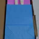 XPCARE 60Pcs Paper Gift Bags, 6.3"x3.15"x8.66" Kraft Paper Party Favor Bags Bulk Rainbow Goodie Bag Small Gift Bag with Handles for Kids Birthday Baby Shower Crafts Wedding Party Supplies (6 Colors) (1 Count (Pack of 60))