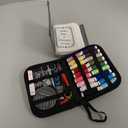 DIY Embroidery Stitch Book Kit, All Scenario Embroidery Book Sampler for Beginners, Embroidery Practice Pattern Book with 106 Stitches Sewing Set, Portable Cross Stitch Book