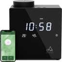 2026 Smart Waterless Diffuser, 2000 Sq.Ft Cold Air Scent Machine with Clock & Environmental Display | 7 Fragrance Levels, 9 Timer Settings, Hotel Collection Diffuser for Home & Large Rooms (Black)