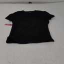 PUMIEY Women's Crew Neck Short Sleeve Tops Double Lined Slim Fit T Shirts Basic Tee Smoke Cloud Pro Collection (Medium)