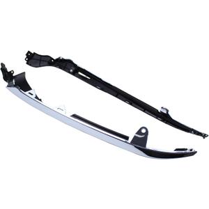 ApplianPar Pack of 2 Front Driver and Passenger Side Bumper Grille Chrome Molding Headlight Trim for Accord 2018 2019 2020