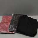 3 Pack Fleece Lined Leggings Women with Pockets -Warm Winter Yoga Pants for Women Thermal Running Workout Leggings (Large-X-Large, Black/Deep Red/Brown)