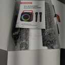 Karaoke Machine, Portable Bluetooth Speaker with 2 Wireless Microphones for Adults & Kids with Lights, Karaoke Microphone with PA System Supports USB/TF/FM/AUX for Home Party Home System Packages (Black)