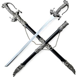 37" Dragon Sword, Ornate Scabbard, Display