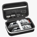 Case Compatible with KIKIDO for Novah for GLAKER for Ufree for FADEKING for GSKY for Romanda Professional Hair Clippers, Beard Trimmer Grooming Storage Holder for Hair Trimmers Set (Box Only)