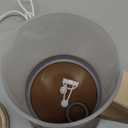 Nostalgia 32 Oz Frother and Hot Chocolate Maker, Warm or Cold Milk Foam, Includes Cocoa Bomb Mold, for Coffees, Lattes, Cappuccinos, Brown