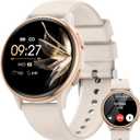 Smart Watches for Women Gifts (Answer/Make Calls) for Android Phones iPhone Compatible, 2024 Christmas Birthday Gifts for Women Men 7/24 Fitness Watches for Women Fitness Tracker for Womens, Pedometer
