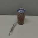 Cheetah Tumbler 20 OZ with Lid and Straw, Insulated Tumbler Mug Cup, Leopard Print Gifts for Men Women