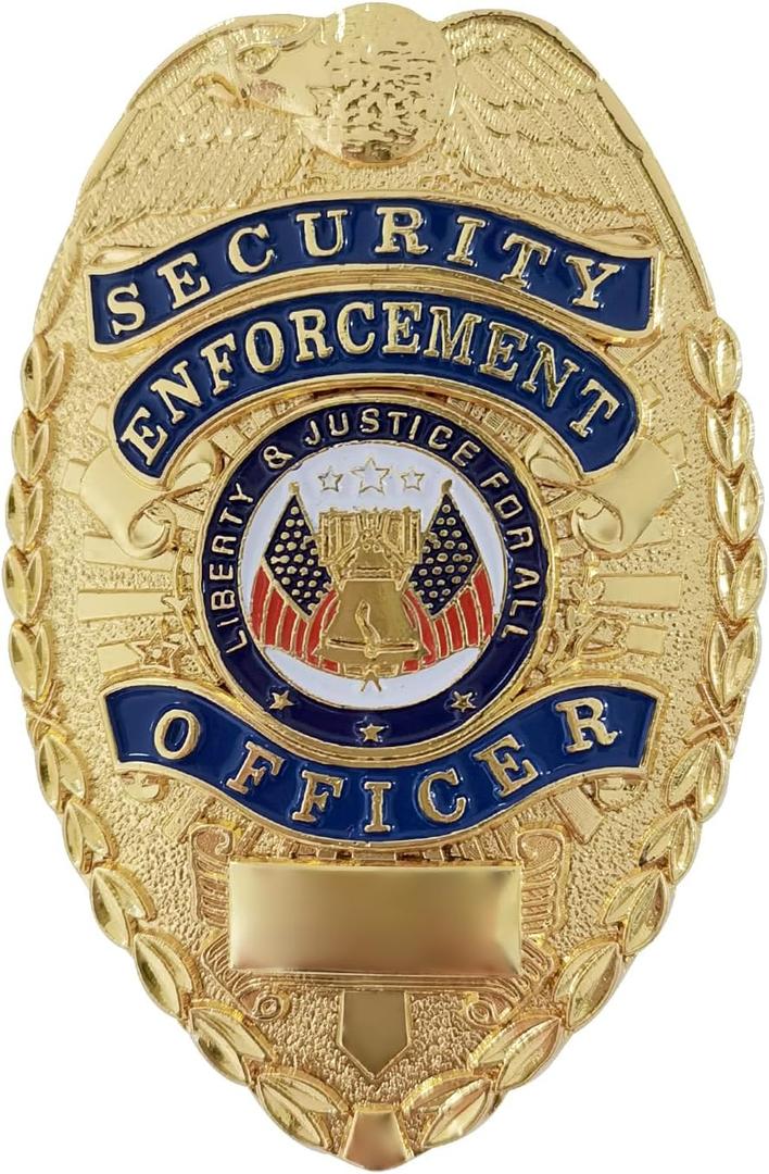 Universal Metal Badge, Enameled & Plated, Suitable for Dressing up and Cosplay, Golden Style1