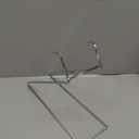 VOSAREA 2pcs Small Metal Wine Rack Gold-Plated Iron Art Holder for Desktop Stylish Storage for Wine Bottles Stable Design for Home and Kitchen