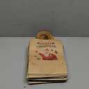 JUESMOS 24 Pack Kraft Christmas Gift Bags with Handles 10" Medium Paper Bags for Present Wrapping Holiday Paper Treat Goodie Bags for Christmas Party Favors and Decoration Supplies