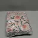 Deerly Floral Runner Rug 2x6 for Kitchen Hallway Bedroom Vintage Boho Washable Bathroom Runner Rugs Non-Slip Soft Low Pile Thin Indoor Carpet for Laundry Room Farmhouse Rug, Beige/Light Pink/Multi