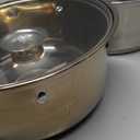 SUNHOUSE - 4.6 Quart Steamer Pots With Lid 2-Tier Multipurpose Stainless Steel Steaming Pot Cookware With Handle For Vegetable, Dumpling, Sauce, Food - Triple Bottom, Measurement Line