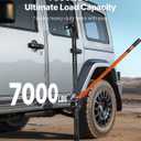 VEVOR Farm Jack 48 inch Utility High Lift, 7000 lbs Capacity Ratcheting Off Road Jeep Jack, Heavy for Tractor, Truck, SUV, Bumper Lift, Orange