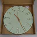 12in Wall Clock Battery Operated,Silent Clocks for Living Room Kitchen Office School Classroom Home Decor (Mint)