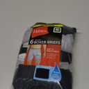 Hanes Mens Underwear Briefs, Cool Dri Moisture-wicking Cotton No-ride-up For Men, Multi-packs Boxer, 6 Pack - Black/Gray, X-Large US
