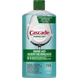 Cascade Power Dry Dishwasher Rinse Aid, 16 fl oz
