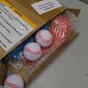 12 Pack Baseball Theme Party Game Spoon Relay Race Toy Set for Kids Adults Baseball Foam Ball and Spoon Race Game Decorations for Sports Party Indoor Outdoor School Class Birthday