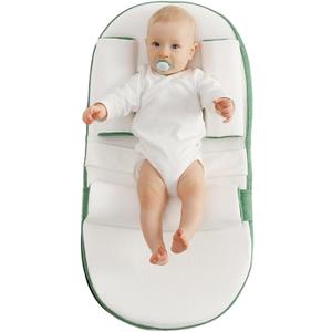 SISTIN Baby Anti Overflow Feeding Pillow, Baby Multifunctional Feeding Support Pillow, Travel Portable Feeding Pillow, Removable Adjustable,Green