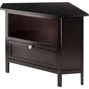 Winsome Corner TV Stand, Screens up to 27", Espresso (92634)
