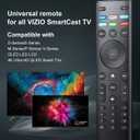 for Vizio Smart tv Remote Replacement,Compatible with vizio TV D-Series,M-Series,V-Series,UHD LED LCD Smart TV