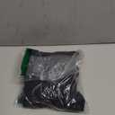 Lands' End Women's Mesh Cotton Short Sleeve Polo Shirt (Large Petite, Black)