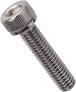 M50.8 x 40mm Socket Head Cap Screws Metric, Allen Socket Drive, 304 Stainless Steel (A270), Full Thread, Bright Finish, Machine Thread, Quantity 25 Pack of 2