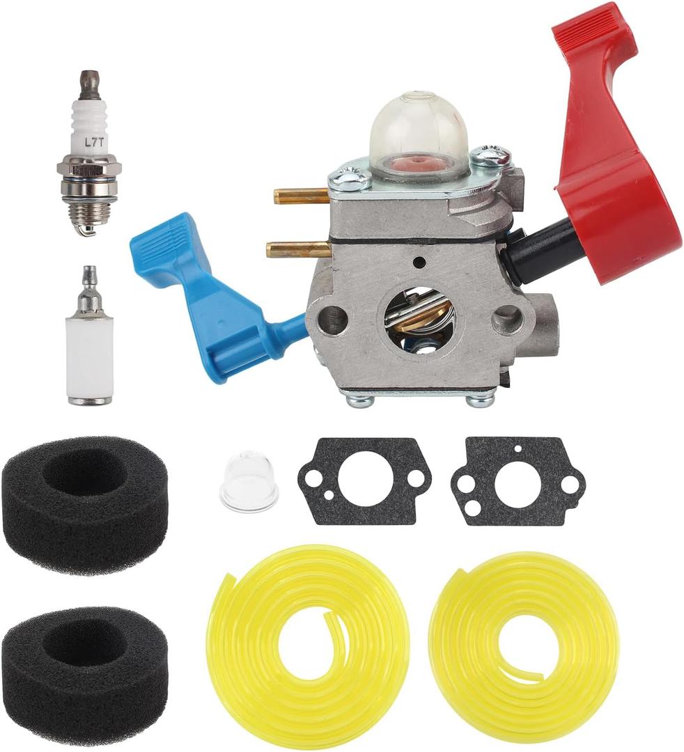 Carbhub C1U-W12A Carburetor Fit for Zama C1U-W12B C1U-W12A Engine, Fit for Poulan FL1500 FL1500LE Gas Leaf Blower Fit for Craftsman 944794201 358794201 Blower Replace 530071629 with Tune Up Kit