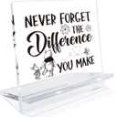 Inspirational Gifts For Women Friend Graduate Teen Girl Boy Birthday, You Are Amazing Remember That, Home Office Desktop Decor, Inspirational Gifts, Cheer Up Gift, Acrylic Board With Support