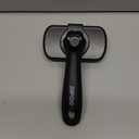 Swihauk Self Cleaning Slicker Brush for Dogs & Cats - Skin Friendly Deshedding and Grooming Brush for Haired Pets, Pet Supplies Accessory, Black