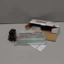 Peakeep Digital Clock, Alarm Clock Battery Backup Powered for Bedrooms - Mirror Face Large Numbers 6 Dimmers for Seniors, Super Loud for Heavy Sleepers (Aqua)