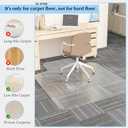 36"x48"with Lip Office Chair Mat for Carpet, Desk Chair Mat for Low Pile