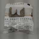 Vellure® Door Draft Stopper for Bottom of Door - Premium Door Sweep for Bottom of Door/ Weather Stripping Door Seal (Save Energy – installs Quickly and Easily)