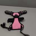 rabbitgoo Dog Harness No Pull with 2 Leash Clips, Adjustable Soft Padded, Reflective Oxford No Choke Pet Vest with Easy Control Handle for Large Dogs, Pink, L