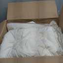 Yatas Bedding Wool Comforter, 100% Wool Filling, Durable, Machine Washable Quilt, 100% Natural Soft Cotton Cover, Bedding Duvet Inserts & Bed Sets, Ecru (King) - 89"x102"