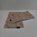 Phantoscope Pack of 2 Outdoor Waterproof Solid Throw Decorative Pillow Cover Decorative Square Outdoor Pillows Cushion Case Patio Pillows for Couch Tent Sunbrella, Light Coffee 12x20 inches 30x50 cm