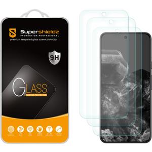 Supershieldz (3 Pack) Designed for Google Pixel 10 / Pixel 9 Tempered Glass Screen Protector, Anti Scratch, Bubble Free