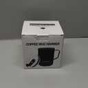 KitchekShop 14oz Smart Coffee Mug Warmer - Self-Heating Mug with App Control, 160 Temperature Control, 150-Min Battery, Rechargeable Heated Mug Warmer for Home Office, Ideal Gifts for Dad Mom