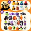 JOYIN Halloween Mochi Squishy Toys and Rubber Duck Surprise Toy Set, Holiday CountDown to Halloween, Advent Calendar Toys for Kids Party Favor Supply, Trick or Treating