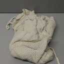 Sattiyrch Knit Christmas Tree Skirt,Luxury Cable Knitted Thick Rustic Xmas Tree Decoration (Cream, 36")