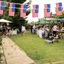 USA American String Flag Pennant Banner, Small Mini USA American Bunting Banner National Country Decoration for School, Party, Patriotic Festival, 66 Feet 60 Flags