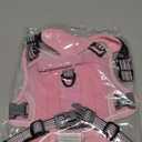 BUMBIN Tactical Dog Harness for Small Dogs No Pull, Famous TIK Tok No Pull Puppy Harness, Fit Smart Reflective Pet Walking Harness for Training, Adjustable Dog Vest Harness with Handle Pink S (S(Neck:13-16", Chest:15-23"))