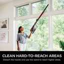 Shark IZ163H Pet Plus Cordless Stick Vacuum with Self-Cleaning Brushroll and HEPA Filter, Lightweight Deep Cleaning Vacuum for Carpet and Hard Floors, Folds for Easy Storage, 40-min Runtime, Raspberry