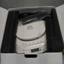 Greadio CD Player Boombox Cassette Player Combo with Bluetooth,AM/FM Radio,Stereo Sound with Remote Control,AUX/USB Drive,Tape Recording,AC/DC Powered,Headphone Jack,LCD Display for Home,Kids,Gift (White)