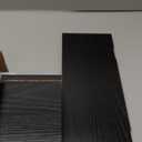 Small Bathroom Storage Cabinet, Toilet Paper Storage, Corner Floor Cabinet with Doors and Adjustable Shelf, Bathroom Organizer for Small Spaces Black