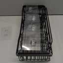 EUDELE Adhesive Shower Caddy, 5 Pack Rustproof Stainless Steel Bath Organizers With Large Capacity, No Drilling Shelves for Bathroom Storage & Home Decor (XL size, Black)