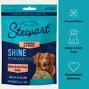 Stewart Freeze Dried Dog Food Topper, Shine, Salmon and Sweet Potato Recipe, 8 Ounce Pouch, Omega-3 for a Healthy Coat (EXP 06/10/26)